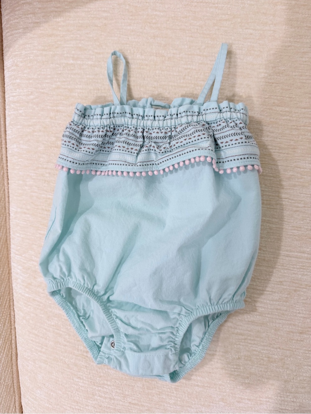 OshKosh B'gosh Light Blue Baby One-Piece Bodysuit